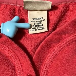 LLBean soft fleece top, women’s size medium/regular.